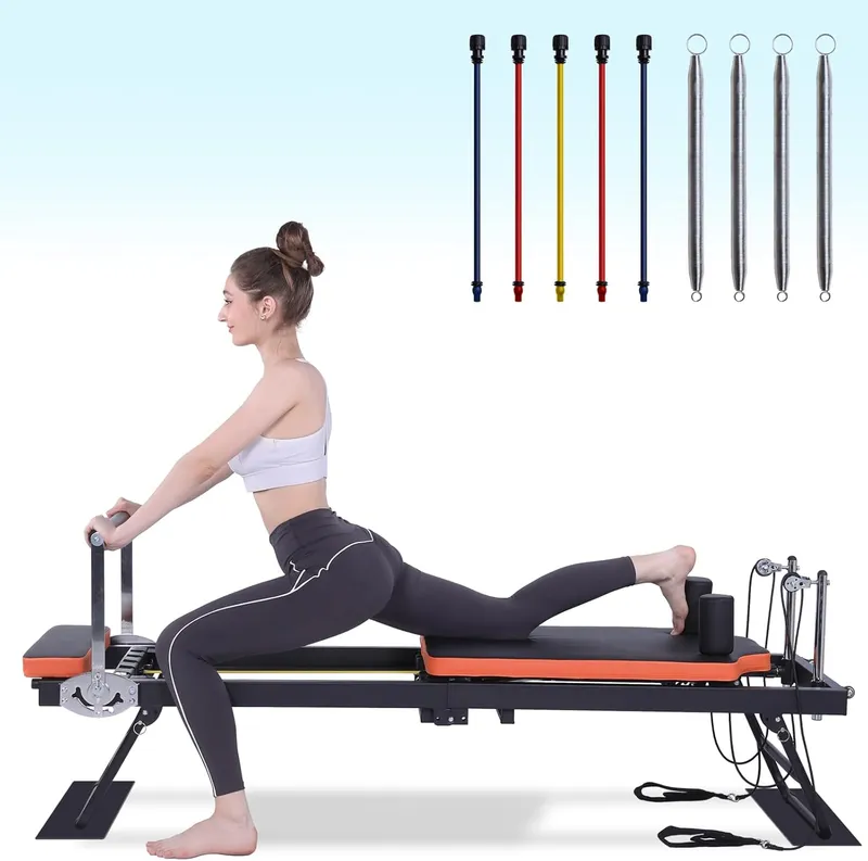 Dpiolrcag Pilates Reformer Machine