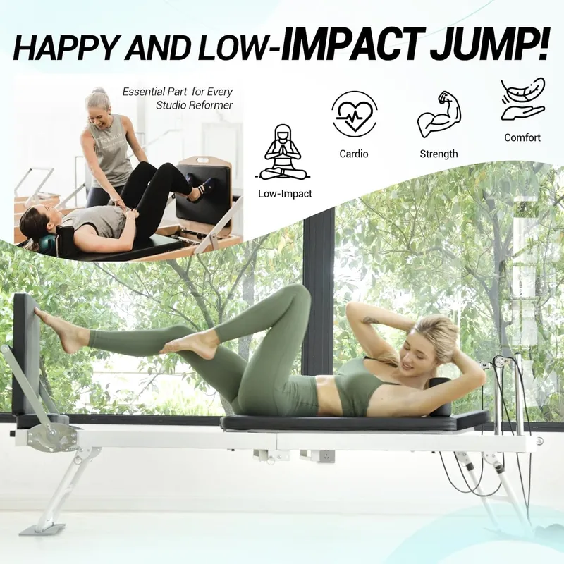 PAETA Foldable Reformer Pilates Machine for Home Use